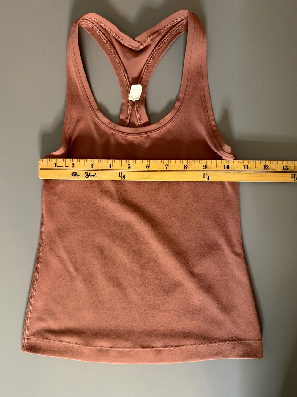 lululemon Racerback Tank Top Dusty Rose Pink Size 0 Athletic Workout - Picture 5 of 5